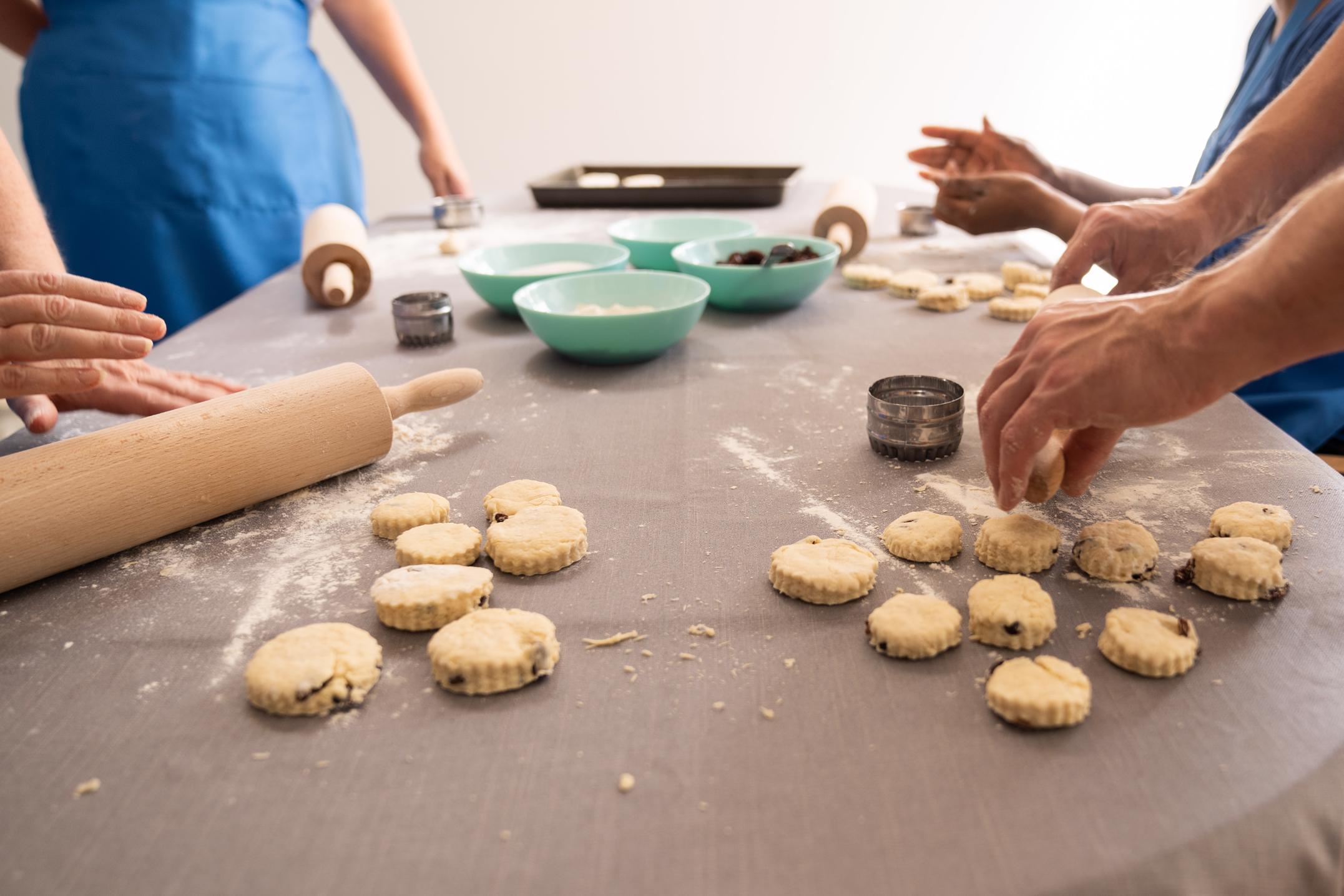 wellbeing for charities baking class London